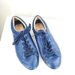 Lacoste blue leather sneakers 6